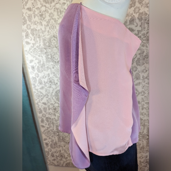 Spring 2012 RTW Phillip Lim 3.1 Lilac & Pink Silk Draped Bustier NWT sz 10 - Picture 8 of 17